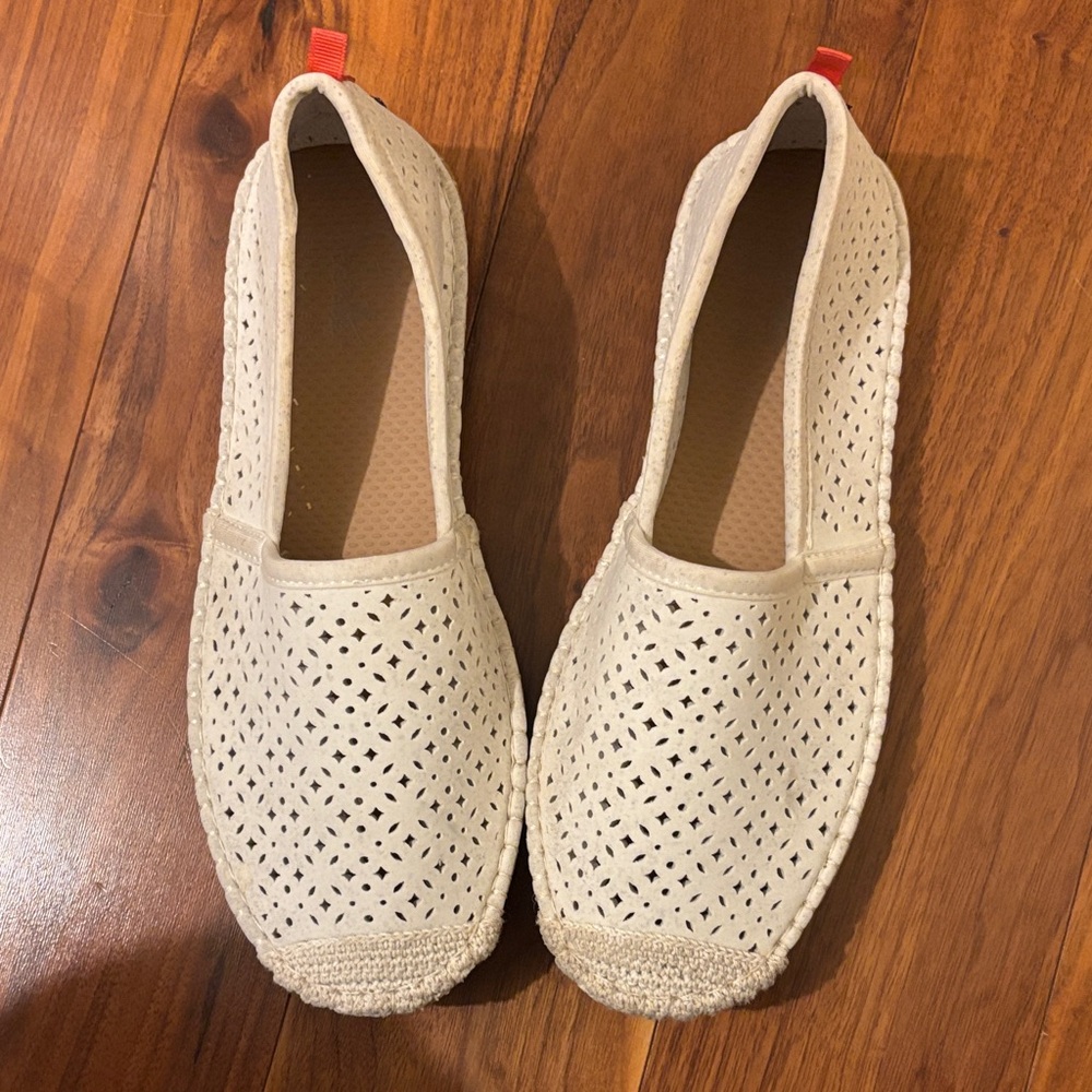 Women's Cream Slip-On Shoes